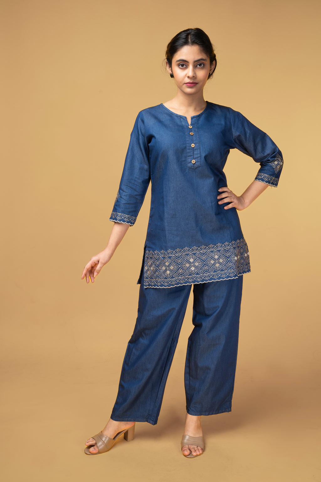 Blue Denim Co-ord set